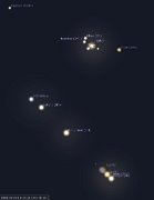 Stellarium_Screenshot_20201221 Screenshot of Stellarium showing sky at 18:10 on 20 December 2020