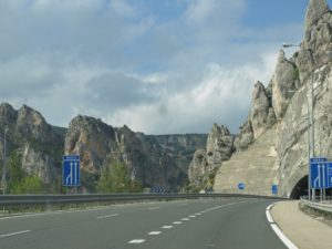 The road through the Pyrenees, Spain
