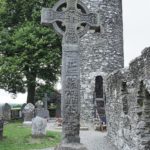 A Monasterboice high cross and tower